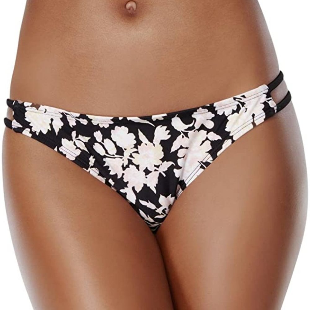 Bikini Nation Strappy Cheeky Hipster Swimsuit Bottoms Separates 4/25 New